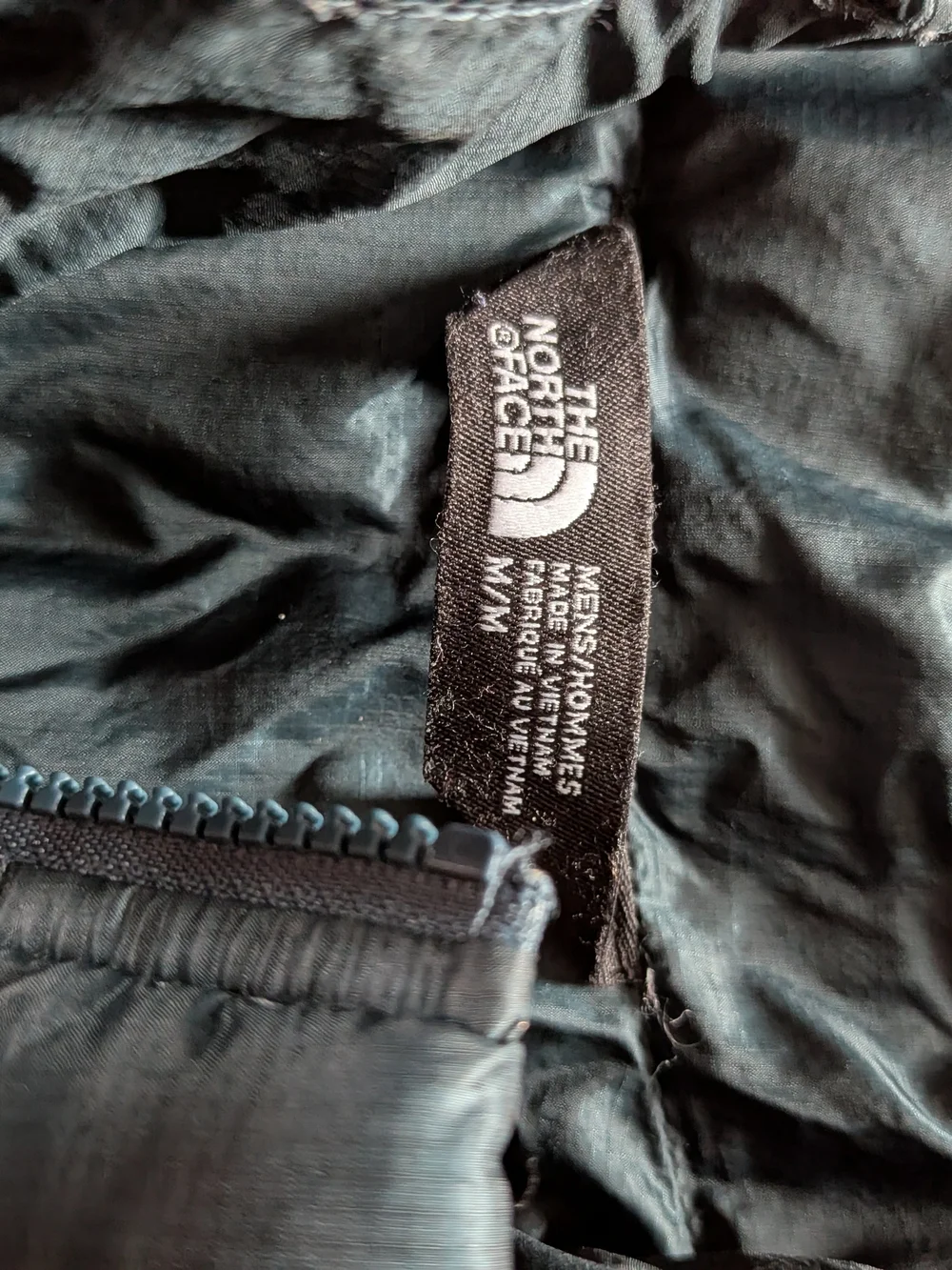 The North Face Men's Dark Teal Quilted Packable Puffer Jacket